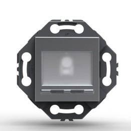 NORVIKA Interrupteur à  détection automatique Gris Alu 