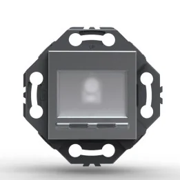 NORVIKA Interrupteur à  détection automatique Gris Alu 