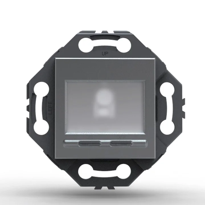 NORVIKA Interrupteur à&nbsp; détection automatique Gris Alu 