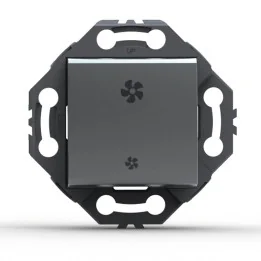 NORVIKA Commande de VMC Gris Alu