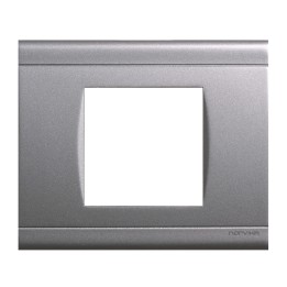 NORVIKA Plaque Simple Gris alu 