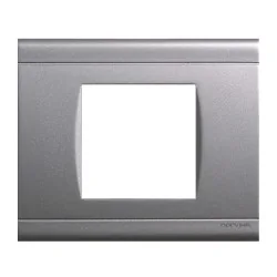 NORVIKA Plaque Simple Gris alu 