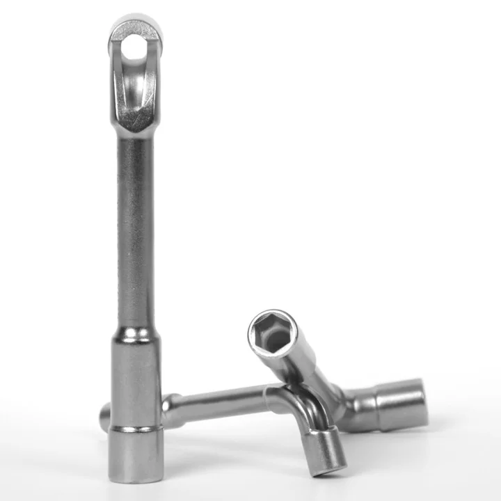 Clé à pipe débouchée 6mm Cr-V