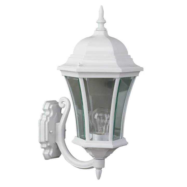 Applique Extérieure Montante 100W E27 Fonte Blanche ADELA