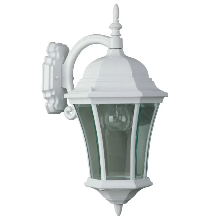 Applique Extérieure Descendante 100W E27 Fonte Blanche ADELA