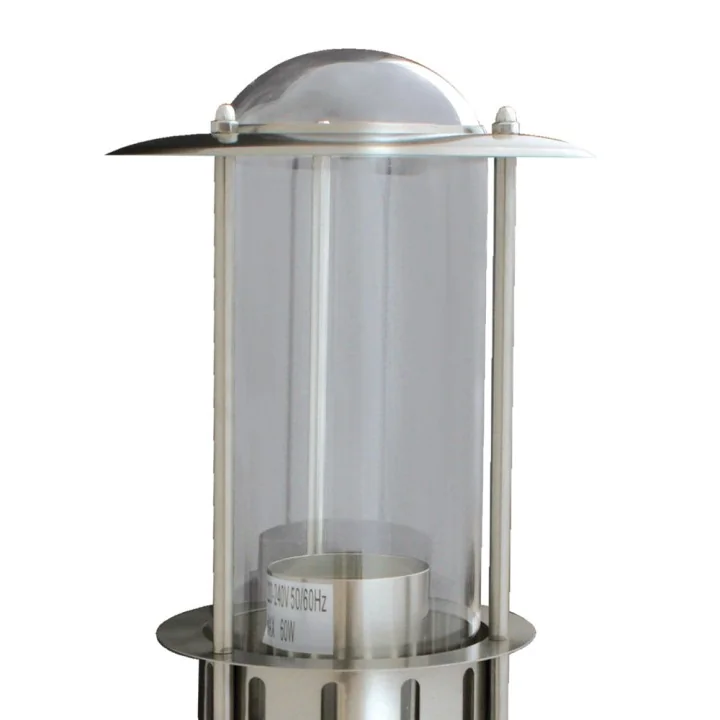 Potelet Lumineux Extérieur 60W max E27 Inox INITIALIS