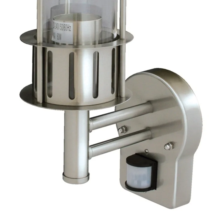 Applique Extérieure + Détecteur 60W E27 Alu INITIALIS