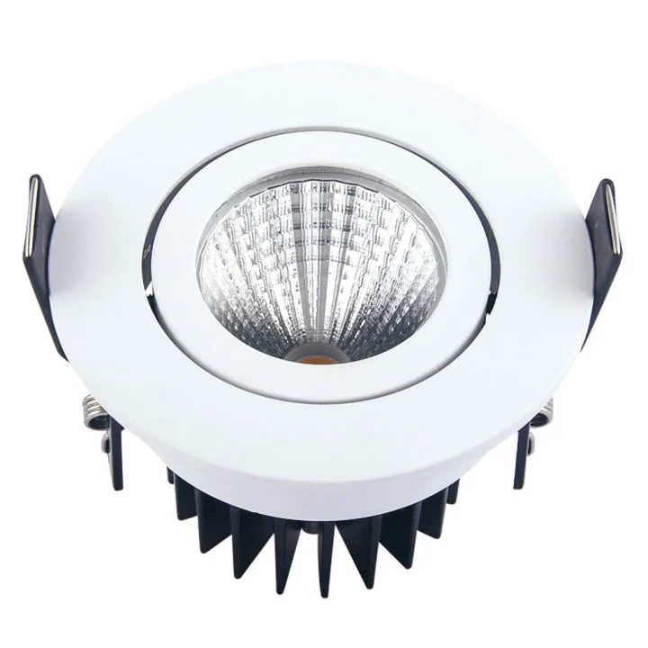 Spot encastrable orientable LED COB 9W blanc WOLTZ