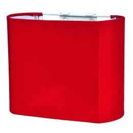 Applique en tissu couleur rouge
