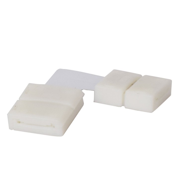 2 connecteurs angle 90° 8mm pour ruban LED