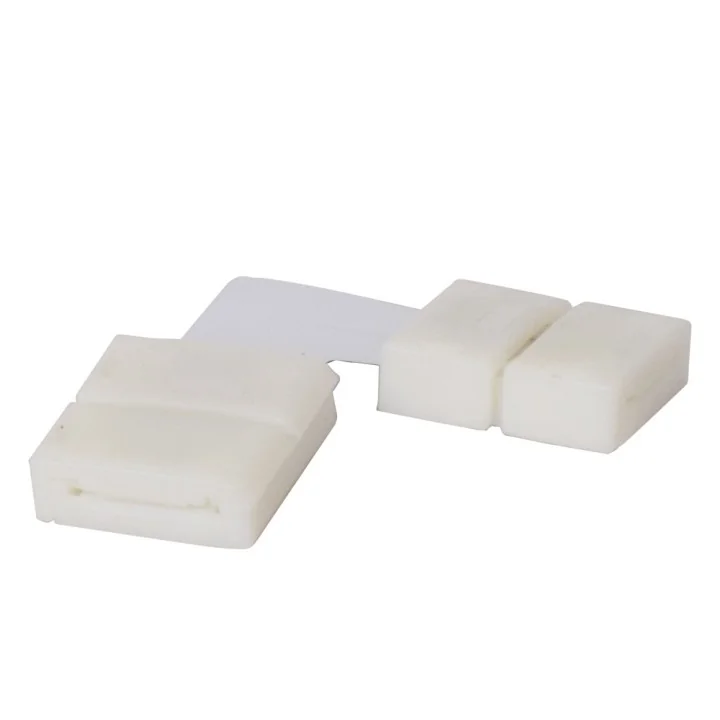 2 connecteurs angle 90° 10mm pour ruban LED