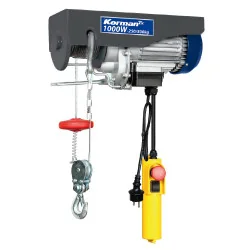 Palan électrique 1000W 250/500Kg