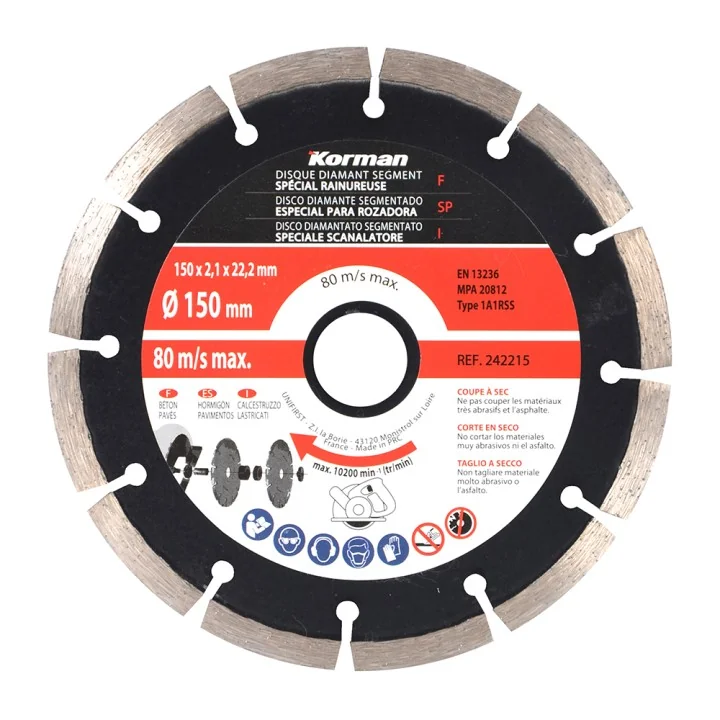 Jeu de 2 disques 150mm