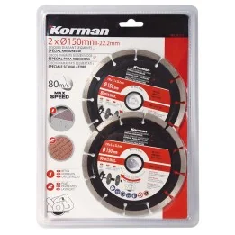 Jeu de 2 disques 150mm