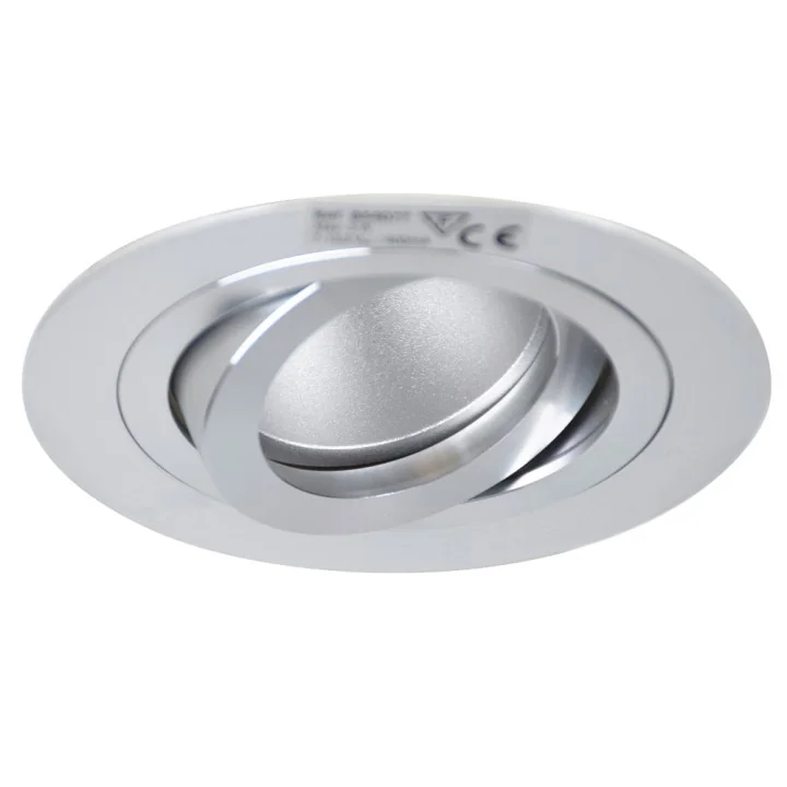Spot Plafond 5W LED finition alu brossé