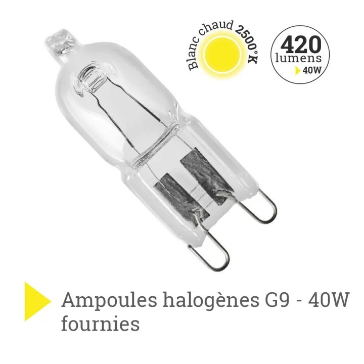 Plafonnier orientable DAZEA 4 spots GU9 4x40W