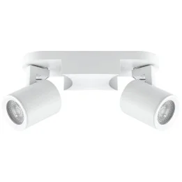 spot double blanc 8w gu10 sans ampoule