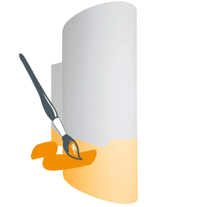 Applique à peindre GU10 2x40W