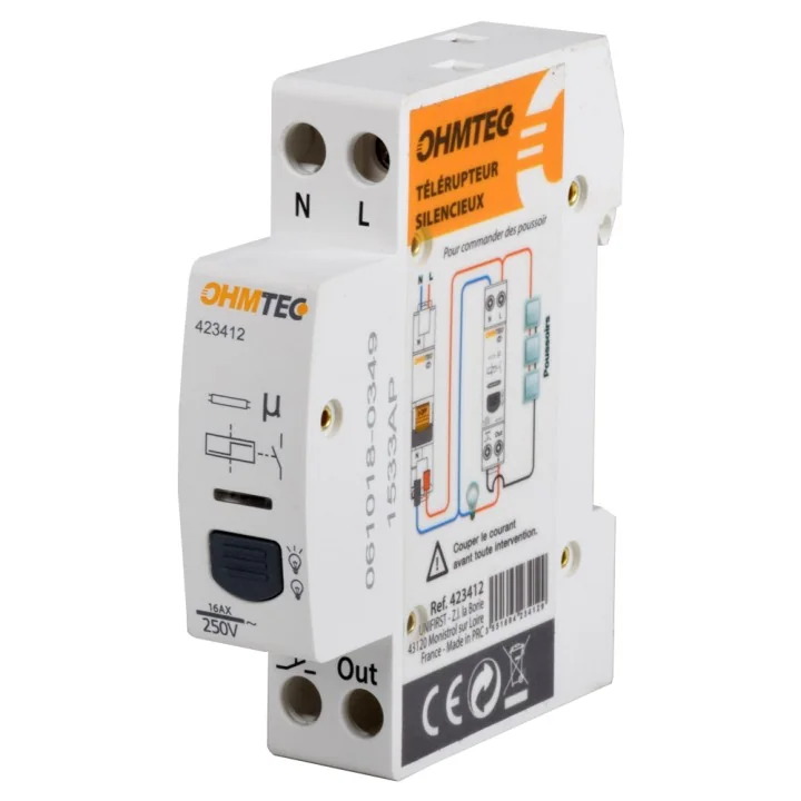 Télerupteur silencieux 16A