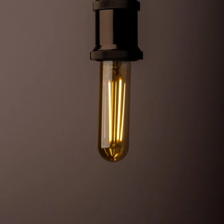 Ampoules LED Tube à filaments E27 2W blanc chaud - Verre transparent - variable