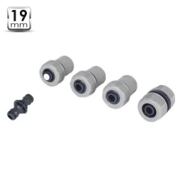 Kit 5 raccords rapides 19mm plastique