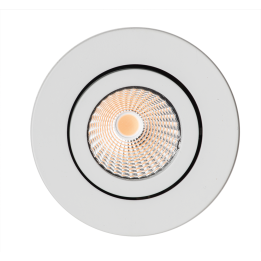 Spot à encastrer LED COB 9W orientable blanc