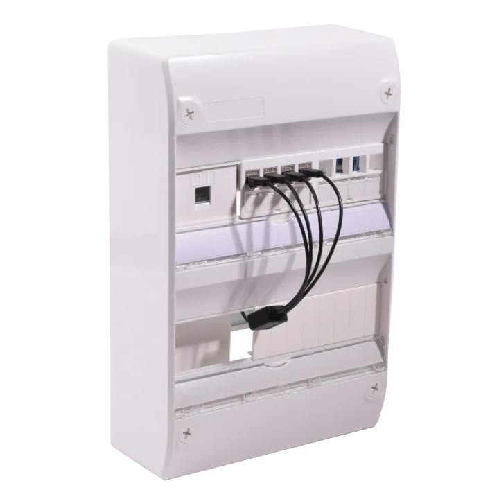 Coffret de communication grade 2 TV et fibre optique