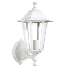 Applique Montante Extérieur E27  max 60W blanc - ELINA
