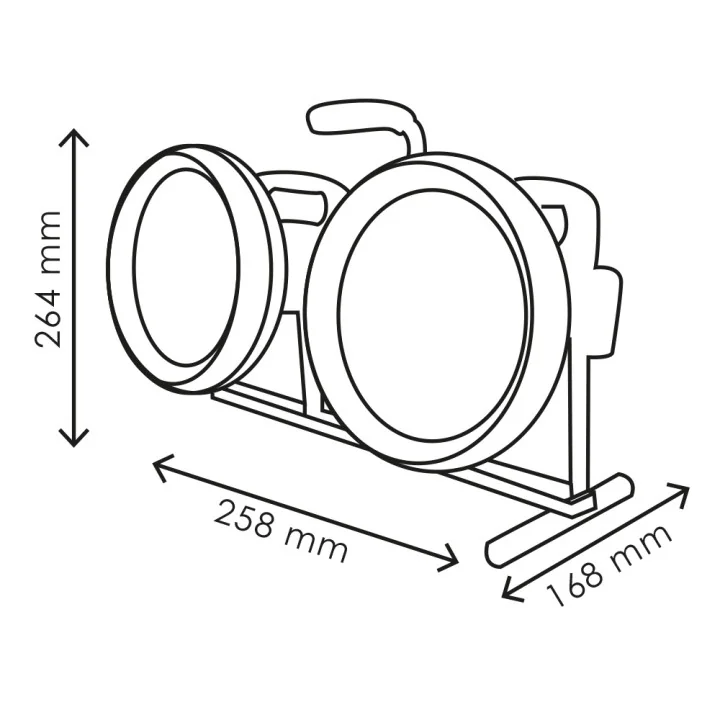 Projecteur à économie d'ernergie double 2x36W