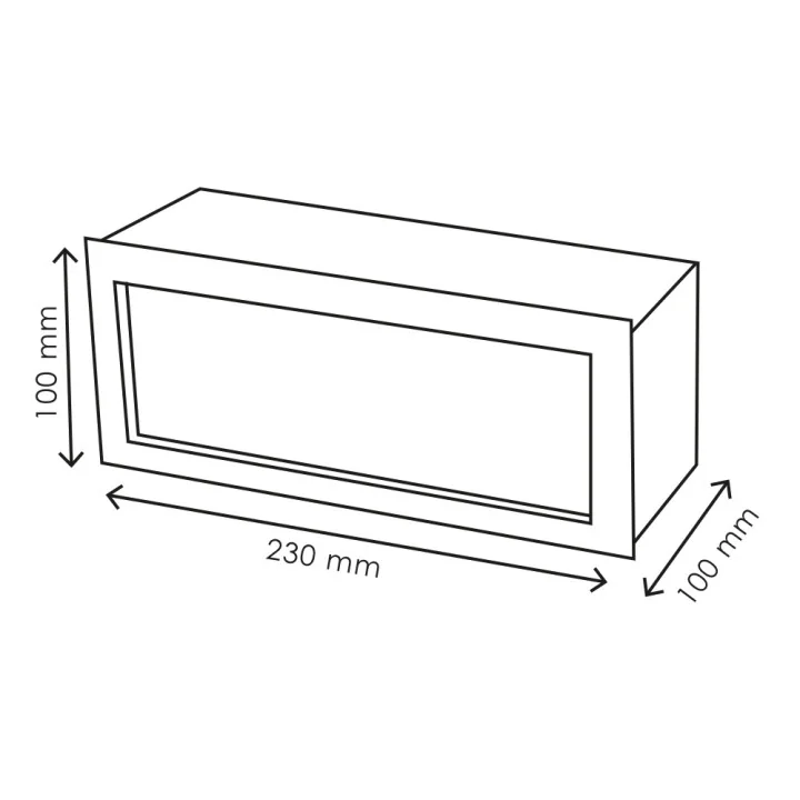 Projecteur Encastrable 6W LED Noir WOLTZ