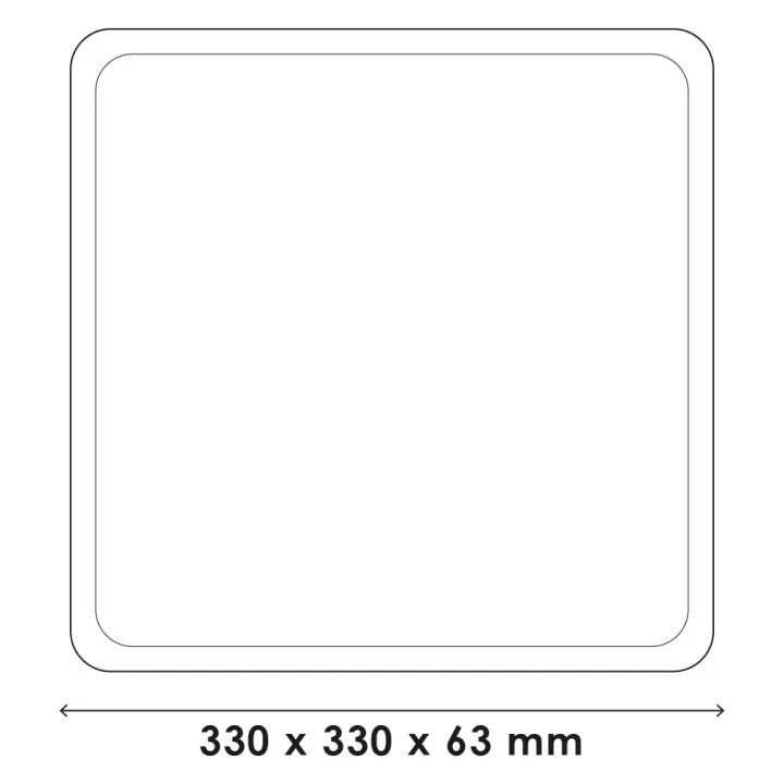 Applique LED Carrée 18W IP20 WOLTZ