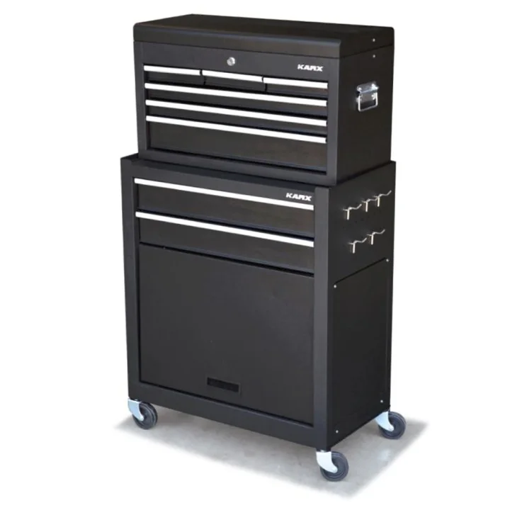 Servante d'Atelier 2 en 1 sur roues Coffre Amovible KARX