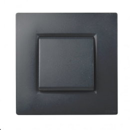 NOANE Interrupteur Poussoir 10A Complet Anthracite