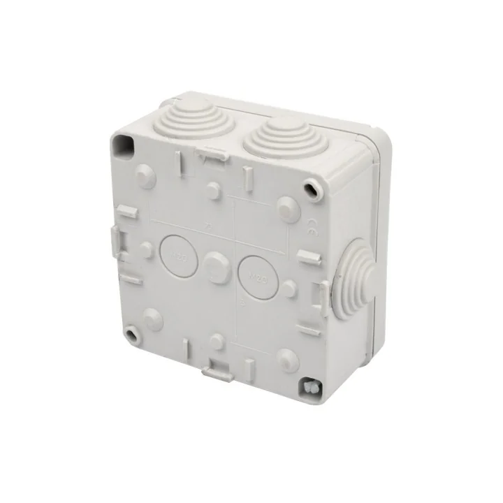 Boîte de Dérivation 7 Entrées 100x100x55mm IP55 NALTO SIRIUS 54