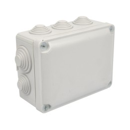 Boîte de Dérivation 10 Entrées 153x110x65mm IP55  NALTO SIRIUS 54