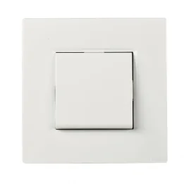 NOANE Interrupteur Poussoir 10A Complet Blanc
