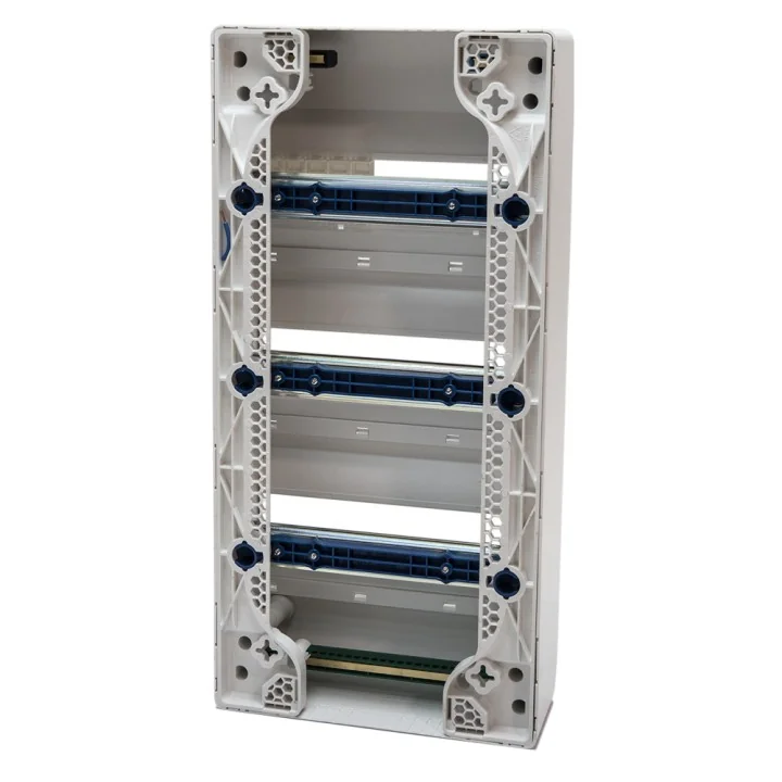 Tableau électrique vide 3 rangées - 39 modules à rail amovible NF NALTO