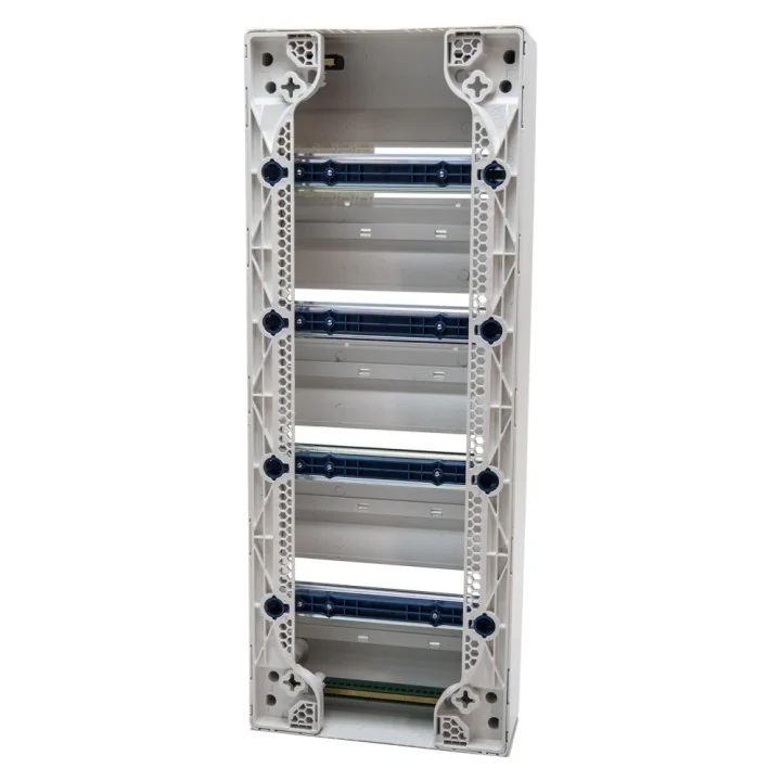 Tableau électrique vide 4 rangées - 52 modules à rail amovible NF NALTO