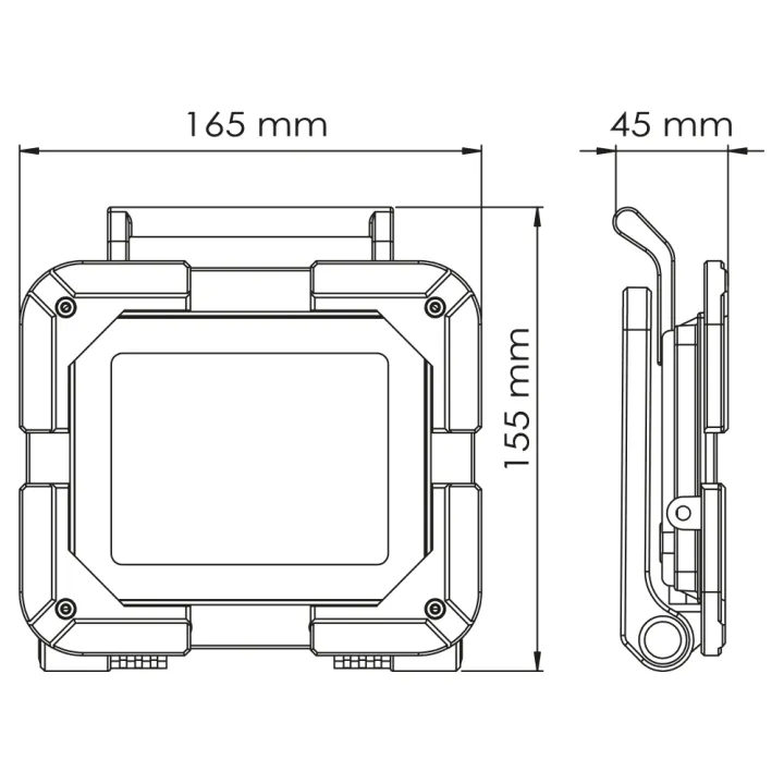 Projecteur de Chantier LED Extra Plat 30W IP65 NALTO