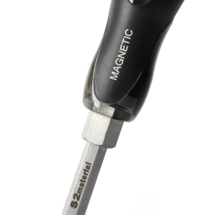 Tournevis Cruciforme Lame Traversante Electricien Non Isolé Long Lame Traversante PH1x200mm KARX