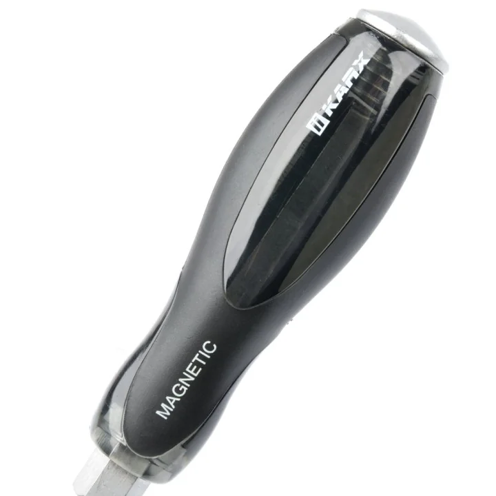 Tournevis Cruciforme Lame Traversante Electricien Non Isolé Long Lame Traversante PH1x200mm KARX