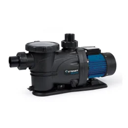 Pompe Filtration Piscine Hors Sol et Enterrée 800W 19m³/h Auto Amorçante STEINER