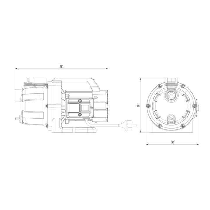 Pompe de Surface 800W Auto amorçante Mc Kerson