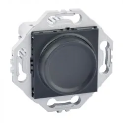 Variateur Rotatif Universel Compatible LED Anthracite NOANE