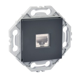 Prise RJ45 Murale Cat. 6 Simple Anthracite NOANE