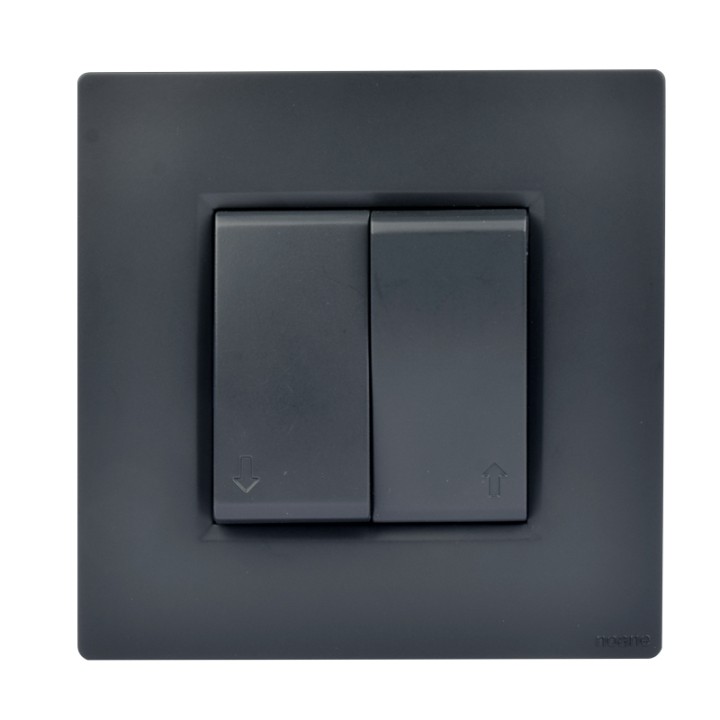 Interrupteur Volet Roulant 10A Anthracite NOANE