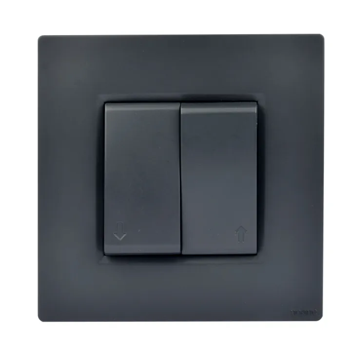 Interrupteur Volet Roulant 10A Anthracite NOANE