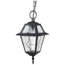 Suspension Extérieure 100W max E27 Fonte Noir