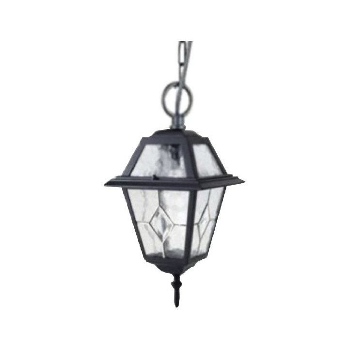 Suspension Extérieure 100W max E27 Fonte Noir