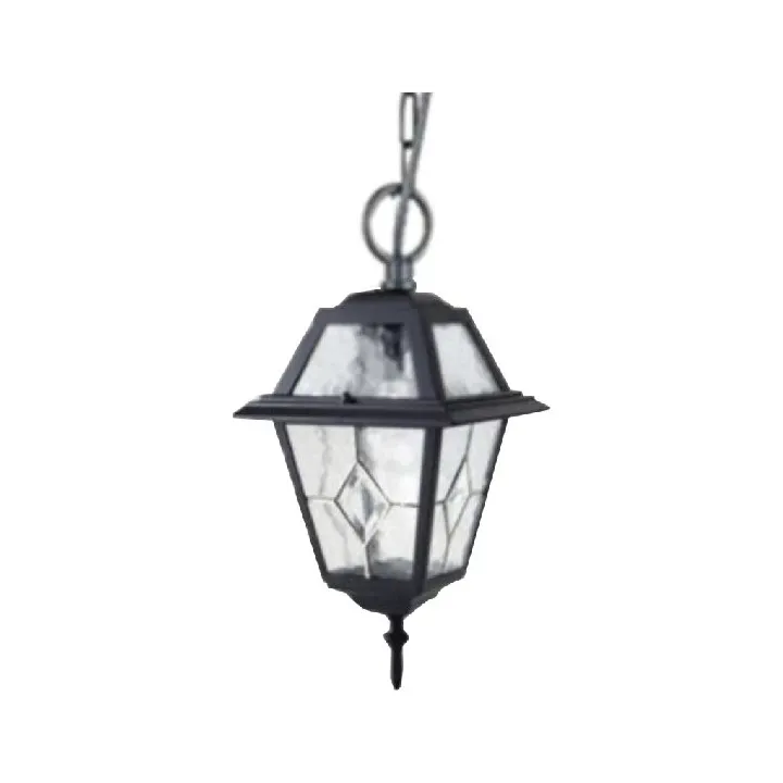 Suspension Extérieure 100W max E27 Fonte Noir